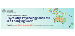 Australian & New Zealand Association of Psychiatry, Psychology and Law 37th Annual Congress